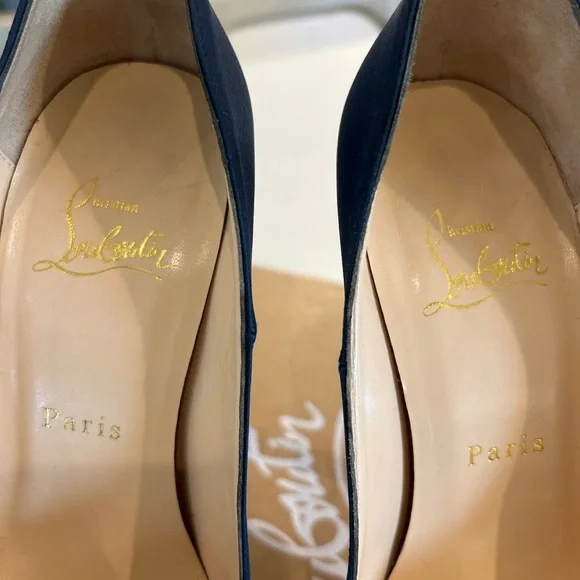 Christian Louboutin DAFFODILE 160 CREPE SATIN size 7.5 - Picture 10 of 15